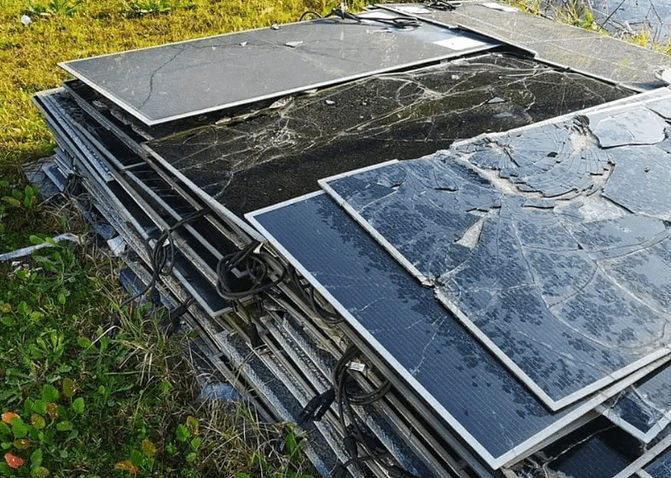 Solar panel recycling