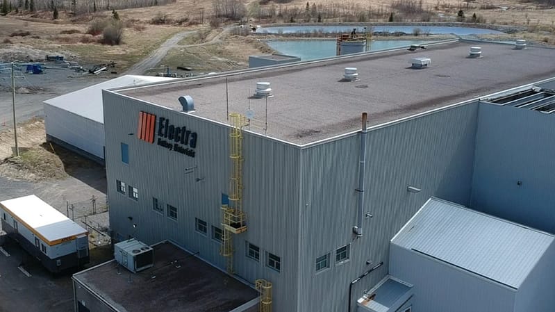 Electra Begins Testing North American Feedstock for Cobalt Refinery