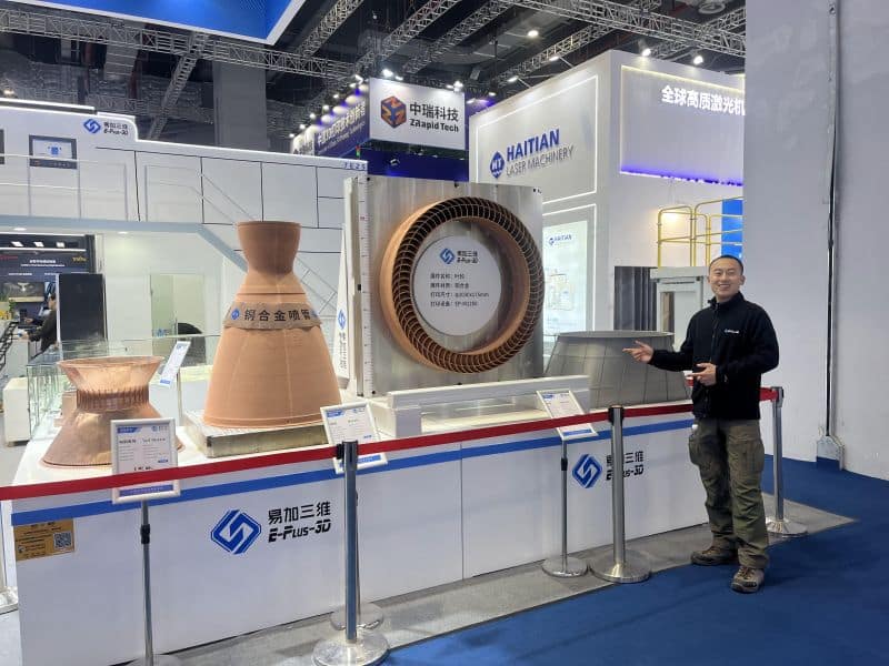 Eplus3D Unveils Meter-Scale Copper Additive Manufacturing with Red-Laser Technology