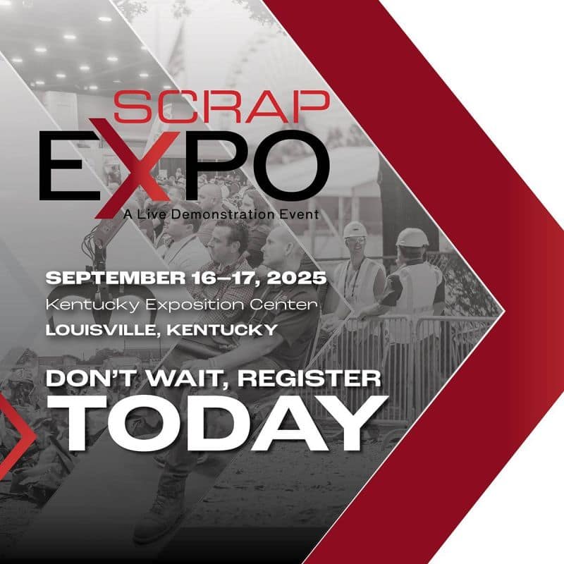 Scrap Expo 2025 Registration Now Open: A Must-Attend Event for Scrap Metal Industry Professionals
