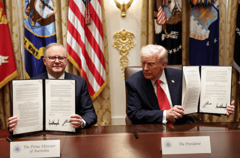 Trump Signs Critical Minerals Agreement with Australia