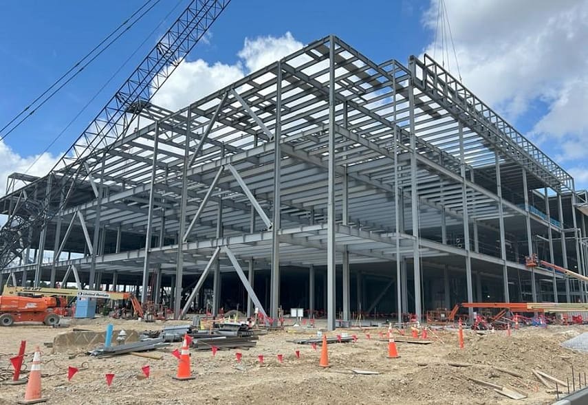FabArc Steel Supply Completes Steel Structure for 48-MW Data Center Project