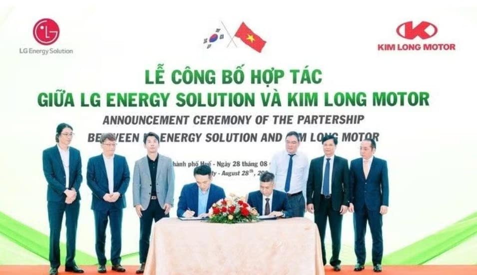 LGES and Kim Long Sign NCM Battery Supply MoU to Power Vietnam’s EV Future